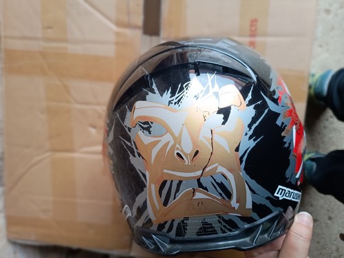 Marushin l Integralhelm helm Motorradhelm Ninja Samurai Pferd one piece 59 60 - Bild 5 von 12
