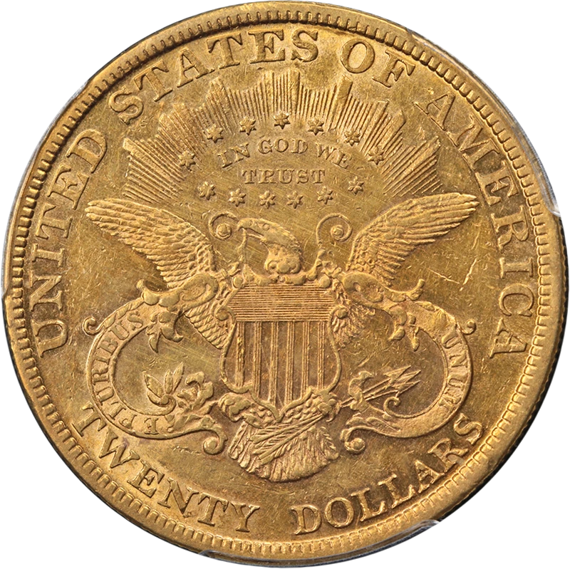 Oro Liberty 1892-P $20 PCGS AU Detalles Fecha clave Bonito atractivo visual Bonito golpe Foto 2 de 4