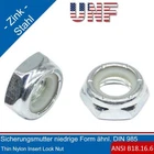 UNF Lock Nut Low Profile ASME B18.16.6 Steel Grade A Zinc Plated,