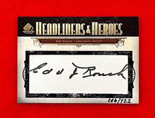 Edd Roush 2008 SP Legendary Cuts Headliners & Heroes Autograph #d/122 HOF Auto