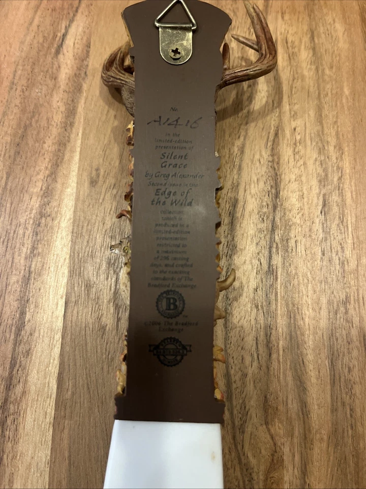 CUCHILLO DE INTERCAMBIO BRADFORD WOODLAND MONARCH EDGE OF THE WILD DE GREG ALEXANDER DEER Foto 3 de 4