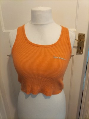 Ärmelloses Top Damen Ietsfrans Größe M orange
