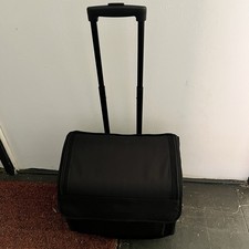 Rolling Sewing Machine Tote Bag, Black & Coll...