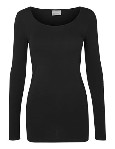 Damen Pullover Vero Moda Vmmaxi My Ls Soft Uneck Ga Noos GrößE M Schwarz-image