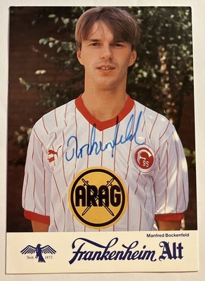   Manfred Bockenfeld ORIGINAL Autogrammkarte Fortuna Düsseldorf 1984  