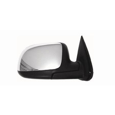 New Replacement Rh Right Passenger Side Chrome Power Door Mirror 128-02673r
