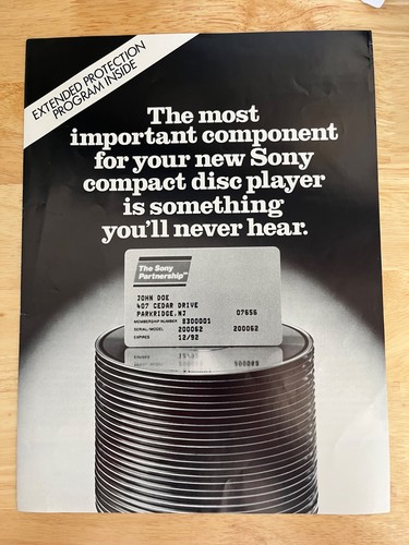 Sony CDP-C500 C400 C44 C401 CD-Player Bedienungsanleitung / Bedienungsanleitung Original - Bild 2 von 2