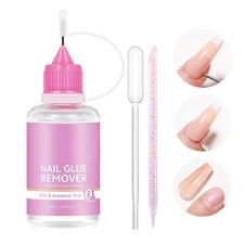 Removedor de pegamento para uñas para uñas postizas, presión sobre uñas removedor de pegamento 30 ml