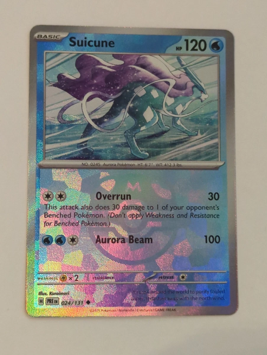 Suicune Holo Pokémon TCG Individual Collectible Card Game Cards