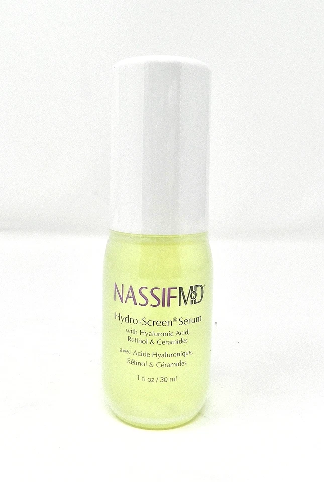 Гидроэкранная сыворотка NassifMD с гиалуроновой кислотой ретинолом и керамидами 1 унция запечатанная - Изображение 3 из 4