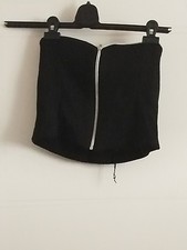 Damen Top Shirtmit Vorne Reißverschluss Grö...