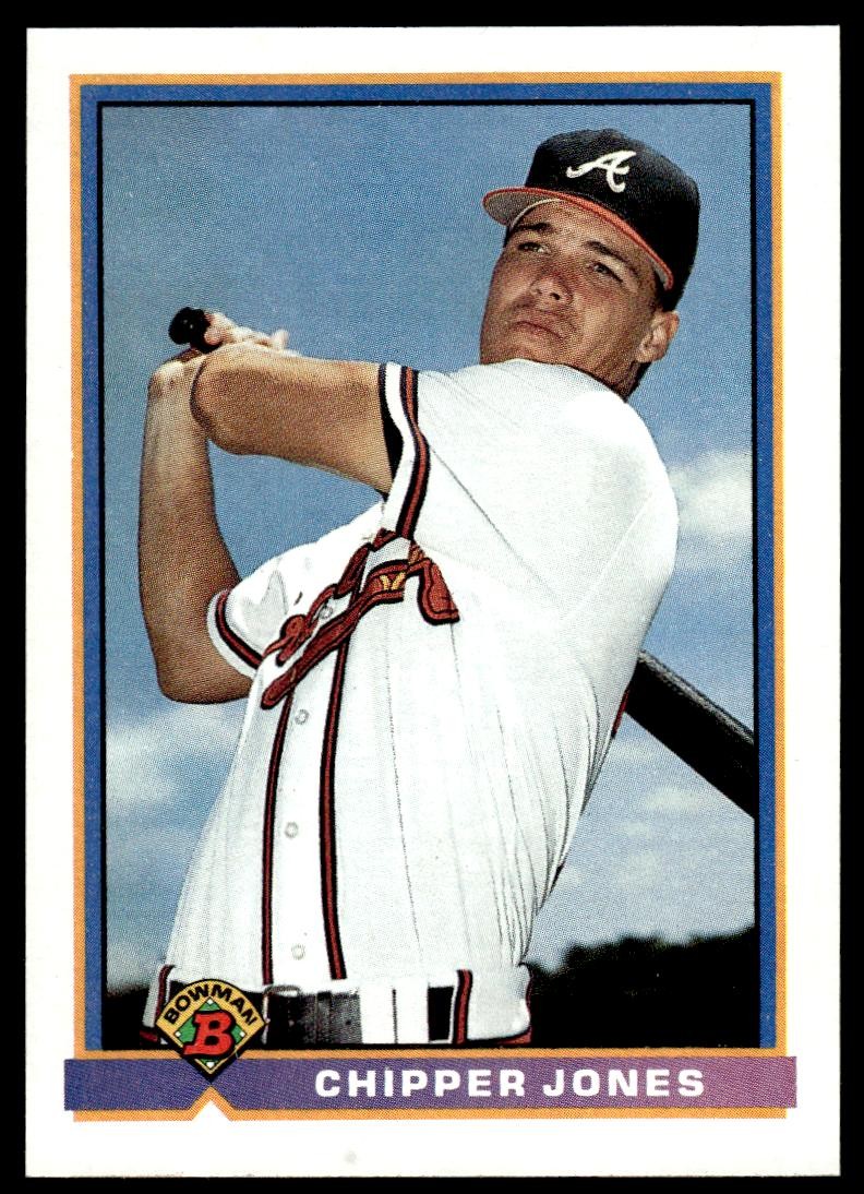 Chipper Jones 1991 Bowman #569 RC Atlanta Braves Baseball Card