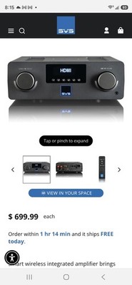 SVS Prime Wireless Pro SoundBase Smart Streaming Stereo Integrated Amplifier