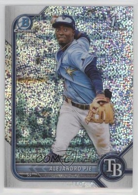 2022 Bowman Chrome Prospects Speckle Refractor 99/299 Alejandro Pie #BCP-99 4k8