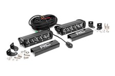 Rough Country 6 Chrome Series Cree Led Ip67 Waterproof Light Bar Pair - 70706