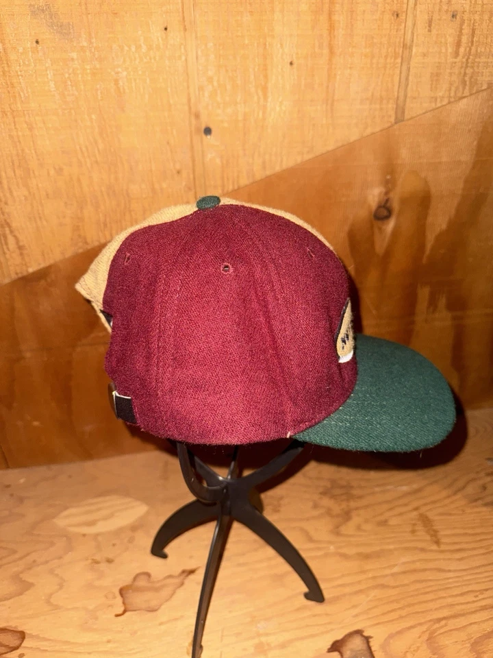 De colección Notre Dame Lucha Irlandés Bloque de Color Correa Gorra Aguja Americana Foto 4 de 4