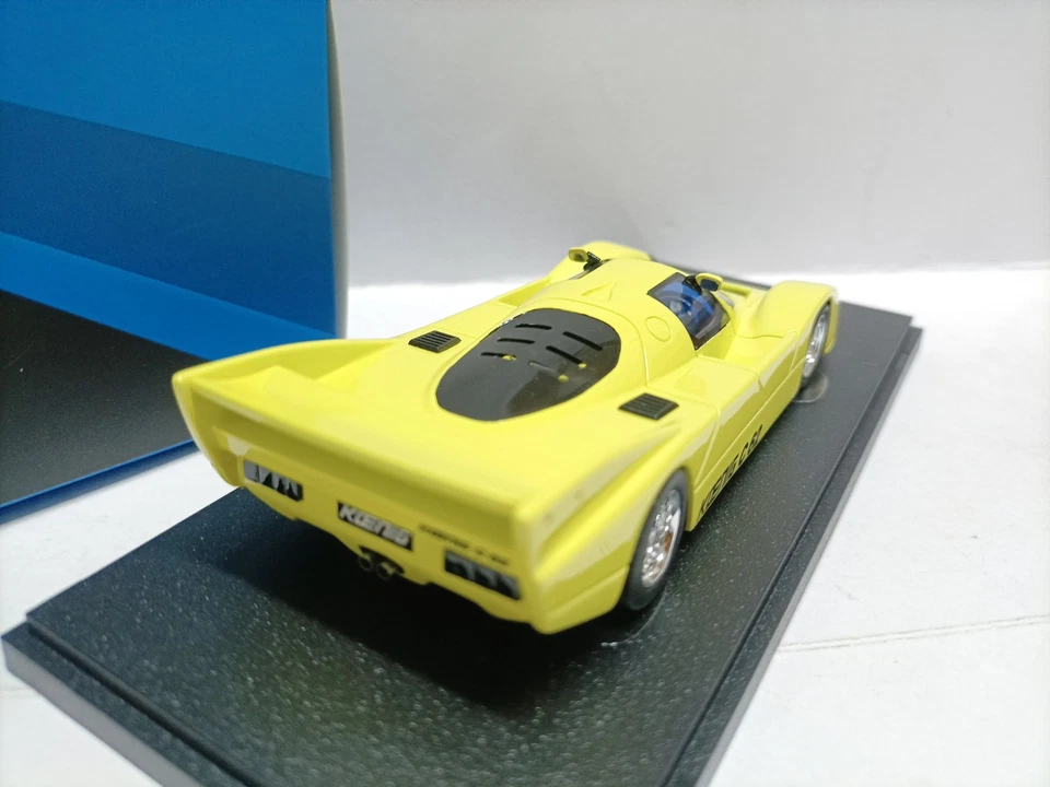 Autocult 1:43 Porsche Koenig 962 C62 GER 1991 amarillo modelo de coche deportivo modificado Foto 4 de 4