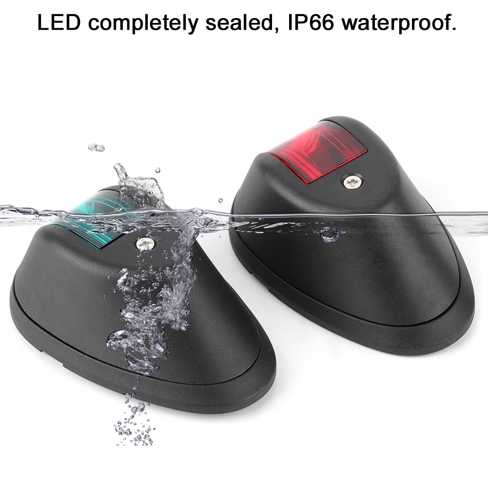 DC12V-24V 3W LED Navigation Light Signal Lamp IP66 Waterproof For Marine Boat Ya