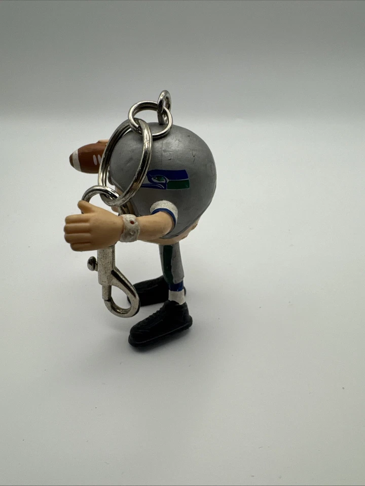 Vintage 1993 Seattle Seahawks Bendable Keychain Used - Image 3 of 4