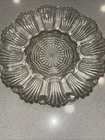 Vintage MCM Anchor Hocking 896 Glass Deviled Egg Plate Scalloped Edge ~9 1/2 Dia