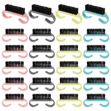 24 Pack Travel Size Nail Brushes, Colorful Handle Grip Mini...