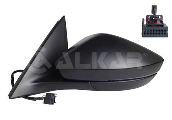 AußEnspiegel Alkar 6139746 Beheizbar Konvex FüR Skoda Scala NW1 Kamiq NW4 TGI-image