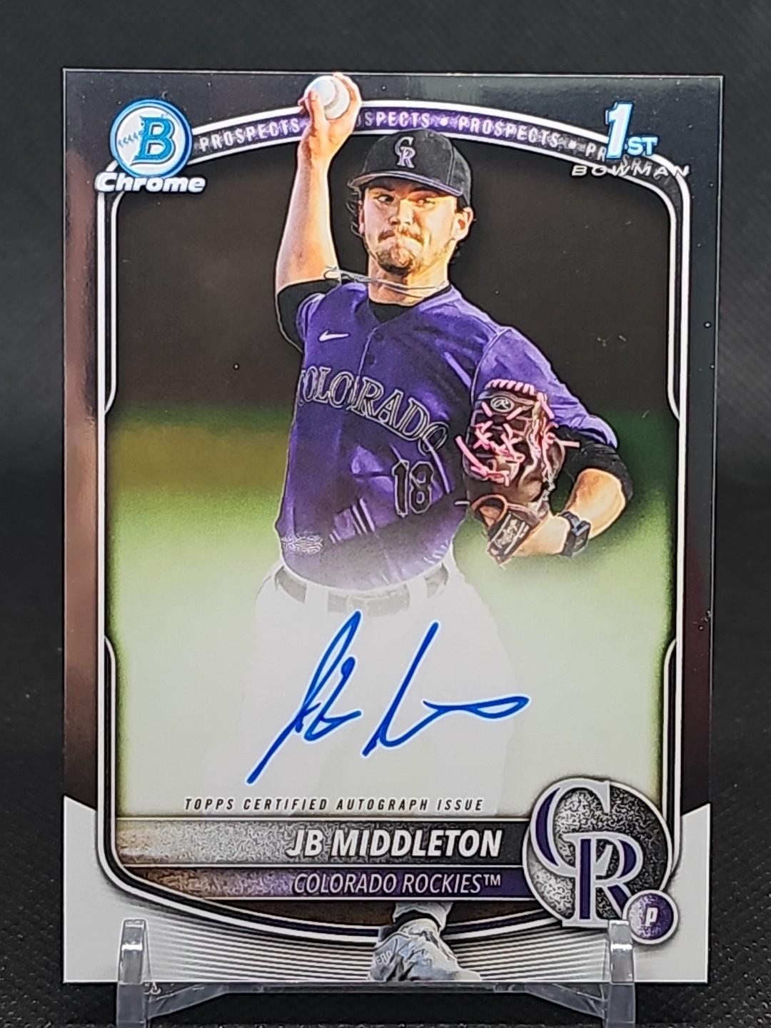 2025 Bowman Draft - Chrome 1st Bowman Autographs JB Middleton #CPA-JM (AU, RC)