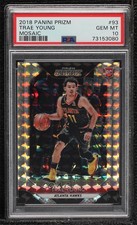 2018-19 Panini Prizm Mosaic Trae Young #93 PSA 10 GEM MT Rookie RC