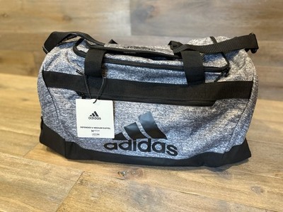 NEW adidas Defender IV Medium Duffel Bag Gray / Black NWT