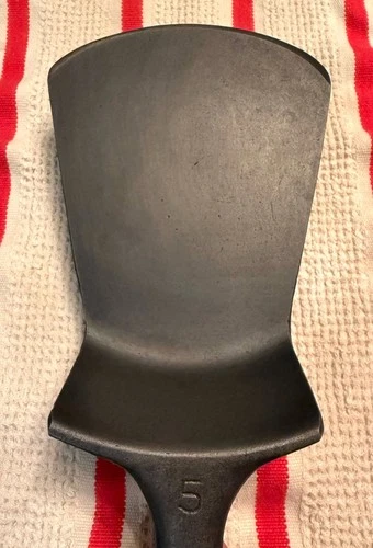 Cast Iron Spatula made from a #5 Wagner Ware Skillet