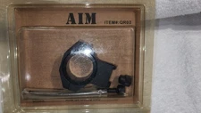 AIM Sports Single Ring #QR02 Black 1-1/4" scope tube insert to fit 1" scope HIGH