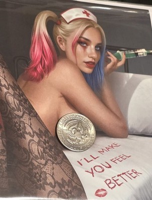 Cool Comics Harley Quinn Nurse Virgin Topless Sydney Augusto Limited Sold Out
