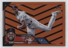 2023 Topps Update Orange & Black Foil Sam Hentges #US327 0a6