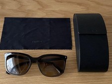 PRADA SPR 12R-F Square Wellington Sunglasses Tortoiseshell Frame Made in Italy