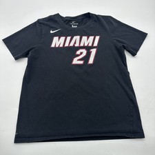 The Nike Tee T-shirt Youth Boy L Black Graphic Whiteside   23721
