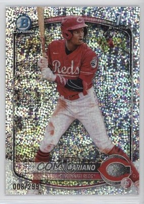 2025 Bowman Chrome Prospects Speckle Refractor 8/299 Naibel Mariano #BCP-99 1gk6