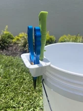 Bucket Buddy Mini - Fishing Knife and Tool Holder - Marine Boat Fishing Tools