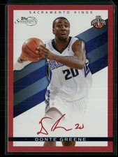 2008-09 Topps Signature #TS-DGR Donte Greene Facsimile Red #/869