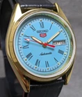 Vintage Seiko 5 automatic Day Date Movement No. 6309A Japan made men's watch