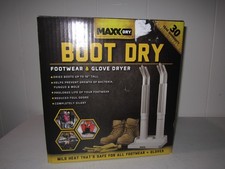 Maxx Dry Heavy-Duty Single Pair Boot / Shoe Glove Dryer, Brand New Open Box