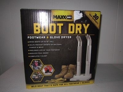 Maxx Dry  Heavy-Duty Single Pair Boot / Shoe & Glove Dryer, Brand New Open Box