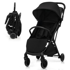 Baby Stroller w/ Detachable Seat Cover Folding Infant Carriage Travel Pushchair