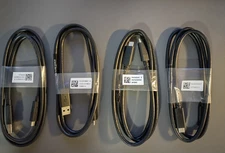 Lot of 4  Display Port USB TYPE C to USB C Cable & Type A to USB-C cable see pic