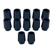 12Pcs Golf Ferrules for Iron Wedge Solid Color Lightweight Golfing Ferrules