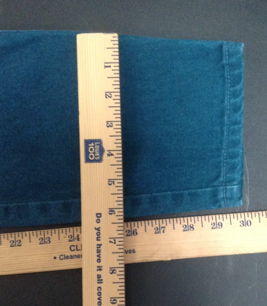 Levi's Women's SZ 11 900 Series Silver Tab Jeans Teal Green 100percent Cotton US Made image 8