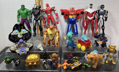 DC Comics Action Figures Mixed Lot Mighty Max Power Rangers Vintage Modern C-3