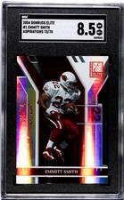 Emmitt Smith 2004 Donruss Elite Aspirations /78 SGC 8.5 Cardinals