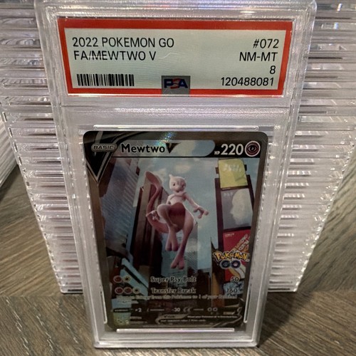 Mewtwo V graded PSA 8 for sale on eBay