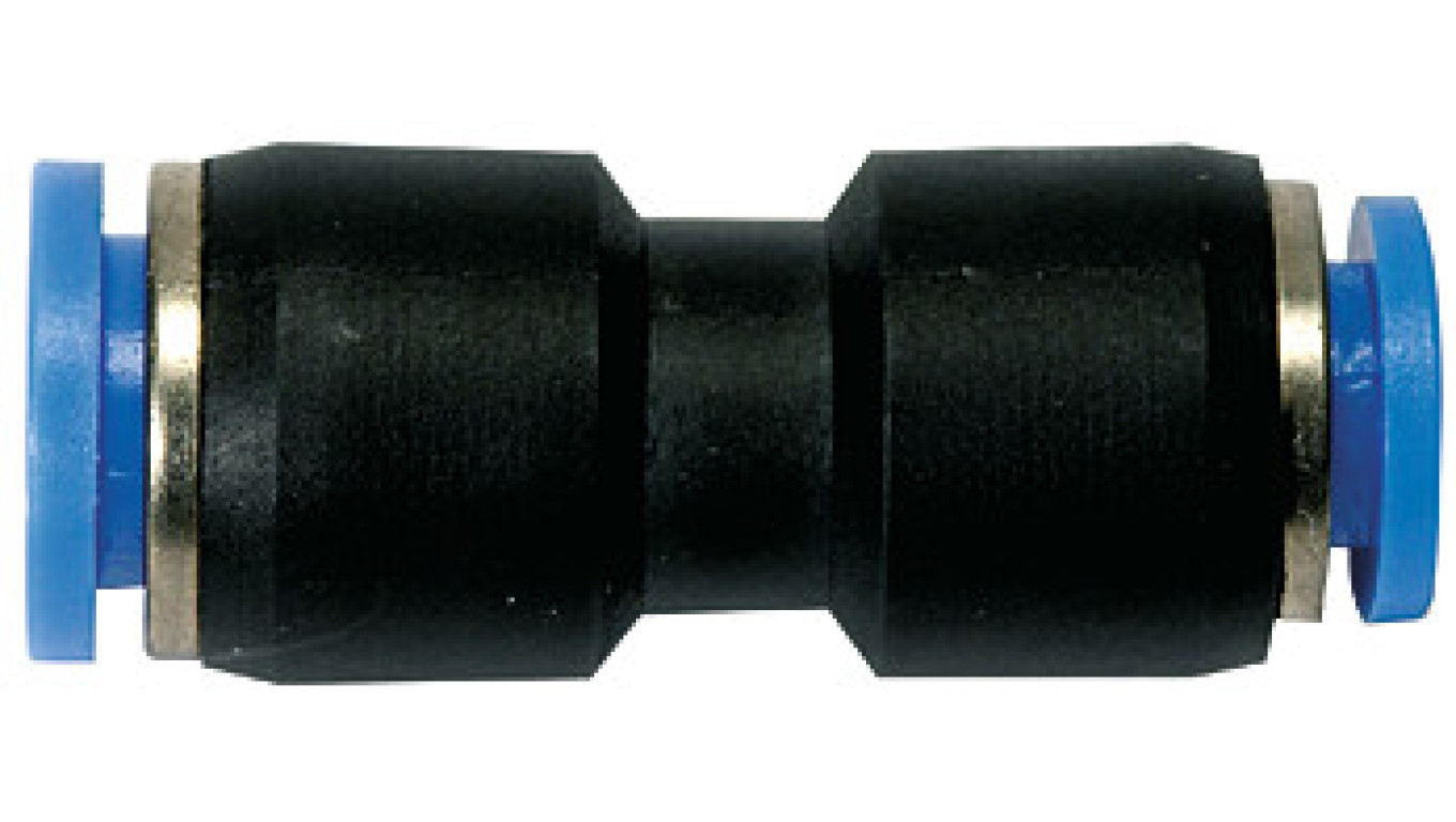 Plastic straight-through plug-in reducing connector, reduction for 6/4 ho /T2UK