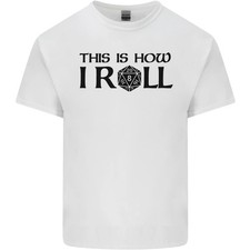Camiseta de algodón ligero This Is How I Roll RPG juegos de rol para hombre